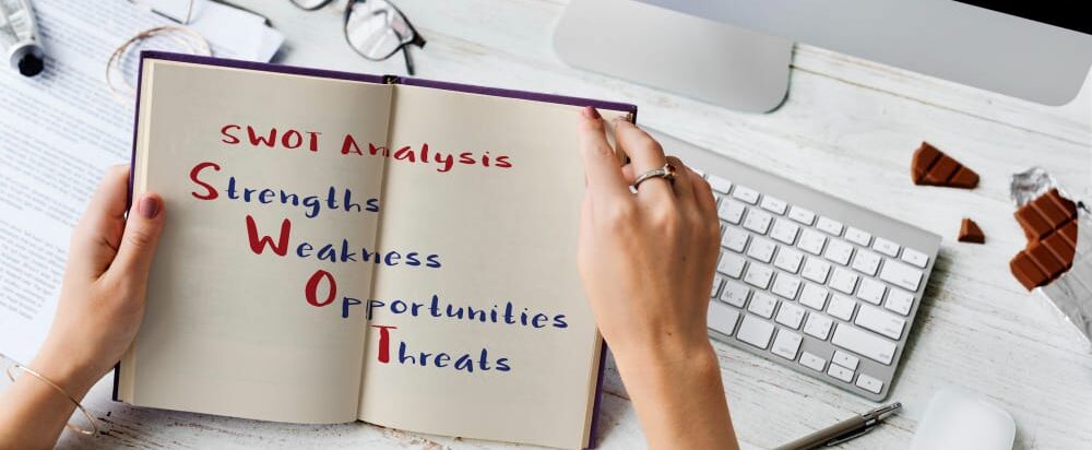 conceito-de-fraqueza-de-pontos-fortes-de-analise-swot análise swot fofa