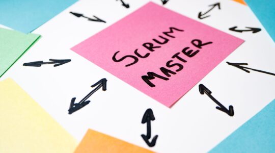 A,Tear-off,Sheet,On,Which,The,Scrum,Master,Is,Written