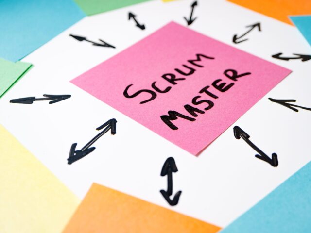 A,Tear-off,Sheet,On,Which,The,Scrum,Master,Is,Written