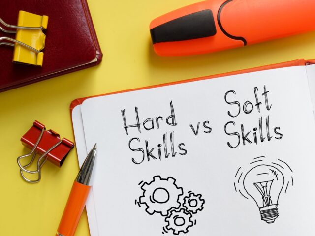 Hard,Skills,Vs,Soft,Skills,Are,Shown,On,A,Business