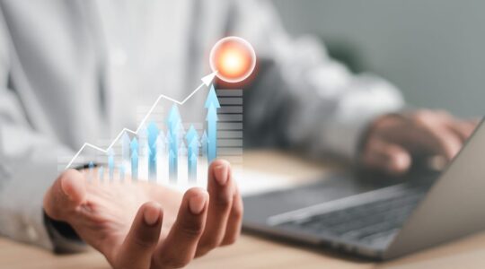 Businessman,Working,With,Modern,Laptop,Computer.,Planning,And,Analyzing,Business