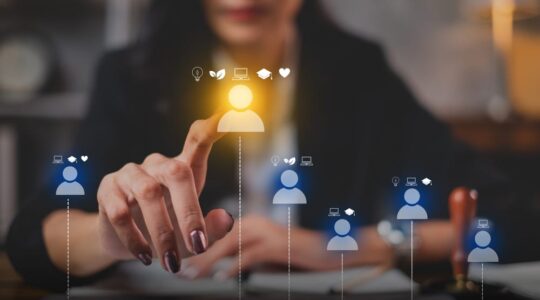 A,Businesswoman,Or,Human,Resources,Hr,Is,Searching,For,A