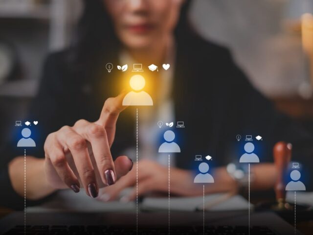 A,Businesswoman,Or,Human,Resources,Hr,Is,Searching,For,A