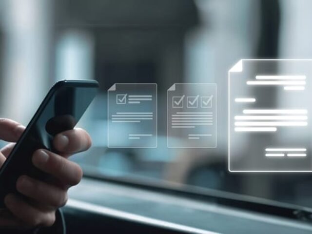 Business,Person,Managing,Online,Documents,For,Efficient,Work,Processes.,Ensure